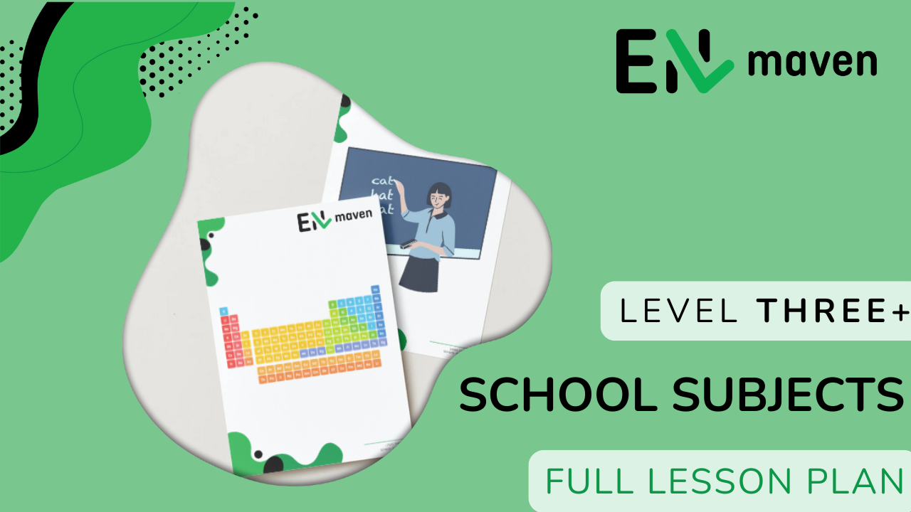 SCHOOL SUBJECTS - LESSON 18